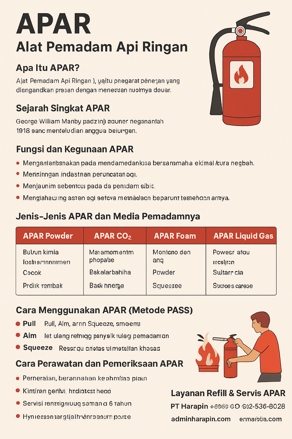 APAR (Alat Pemadam Api Ringan): Pengertian, Fungsi, Jenis, dan Perawatannya